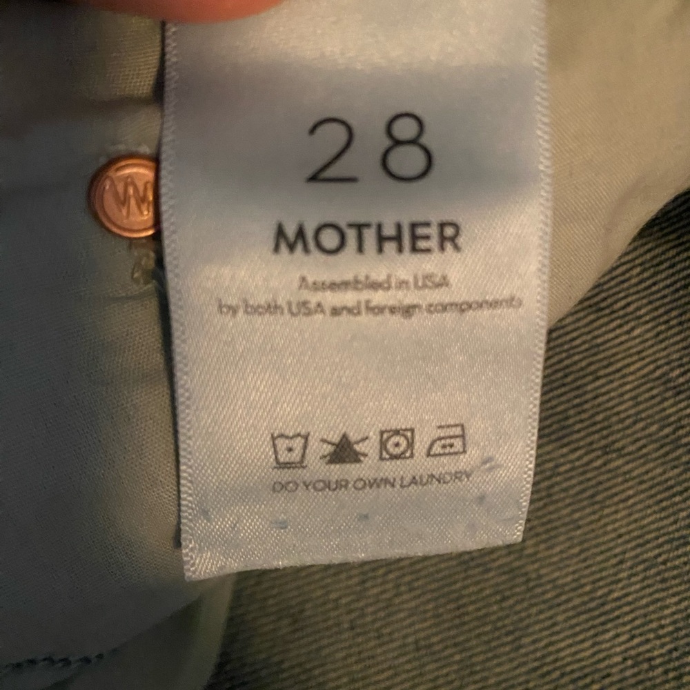 MOTHER DENIM LIL’ REIFLER petite jeans size 28. - Picture 5 of 9